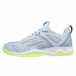 Mizuno Ghost Shadow Dame heather grey/neo lime