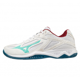 Mizuno Lightning Star Z6 Jr. white/turquoise/blue