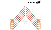 Lexx Blackwolf 32 stavsæt - Orange - 10 stave og 5 bolde