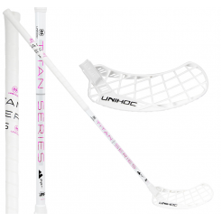 Unihoc Epic Superskin PRO Feather Light 29 white/pink - Floorballstav