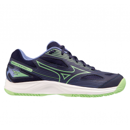 Mizuno Cyclone Speed 4 JR Unisex evening blue/techno green Mizuno Cyclone Speed 4 JR Unisex evening blue/techno green