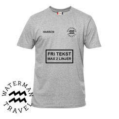 Premium Tee - Grå - Waterman Travel