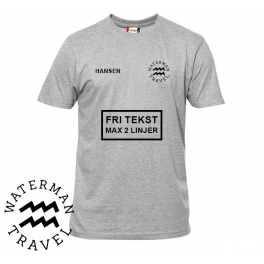 Premium Tee - Grå - Waterman Travel Premium Tee - Grå - Waterman Travel