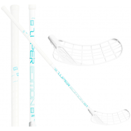 Zone Zuper Composite 29 white/turquoise - Floorballstav Zone Zuper Composite 29 white/turquoise - Floorballstav