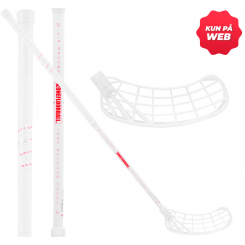 Zone Maker Air Superlight Curve 1.0° 27 white/red - Floorballstav