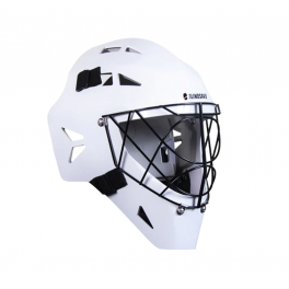 Blindsave Målmandshjelm - Shark Goalie Mask - white