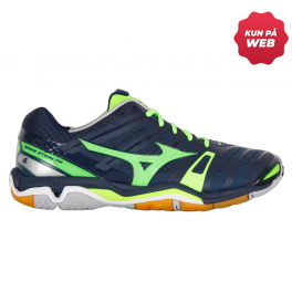 Mizuno Wave Stealth 4 Herre navy/grøn/sølv