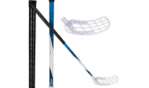 Salming Q1 TourLite Oval 27 white / blue - Floorballstav