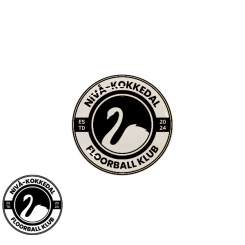 End cap med logo - Nivå-Kokkedal Floorball Klub