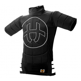 Unihoc Optima T-shirt panser - black/white Unihoc Optima T-shirt panser - black/white