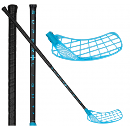 Zone Hyper Air Superlight 27 black / cyan - Floorballstav Zone Hyper Air Superlight 27 black / cyan - Floorballstav