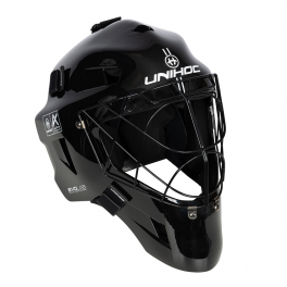 Unihoc Alpha Prime Evolab Målmandshjelm - black Unihoc Alpha Prime Evolab Målmandshjelm - black