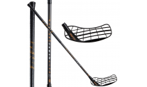 Salming Raptor Powerlite X 27 black raw / gold - Floorballstav