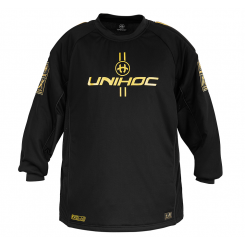 Unihoc Alpha Evolab Målmandstrøje - black/gold