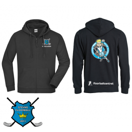 Super Seje Drenge Junior Hættetrøje Full Zip - Stevns Floorball Super Seje Drenge Junior Hættetrøje Full Zip - Stevns Floorball