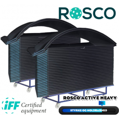 Rosco Floorball Bander - ACTIVE HEAVY - Fullsize bane 20x40 meter, sort - IFF Godkendte