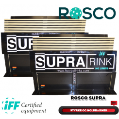 Rosco Floorball Bander - SUPRA - Fullsize bane 20x40 meter, sort - IFF Godkendte