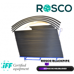 Rosco Floorball Bander - Blackpipe - MotionsFloorball bane 10x20 meter, hvid - IFF Godkendte