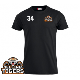 Træner T-shirt - Jelling Tigers - Premium-T Sort Træner T-shirt - Jelling Tigers - Premium-T Sort