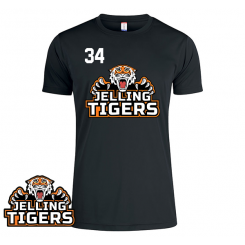 Trænings T-shirt - Jelling Tigers - Active-T Sort