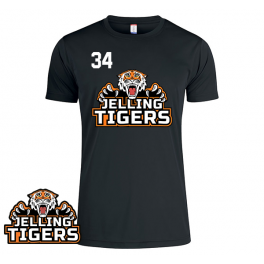 Trænings T-shirt - Jelling Tigers - Active-T Sort Trænings T-shirt - Jelling Tigers - Active-T Sort