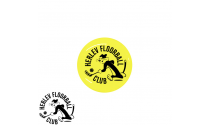 End cap med logo - Herlev Floorball