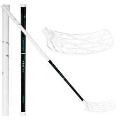 Unihoc Evolite PRO FL 26 Oval edt. white / turq - Floorballstav