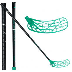 Unihoc Evolite PRO FL 29 Oval edt. white / turq - Floorballstav