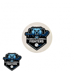 End cap med logo - Filadelfia Floorball Fighters