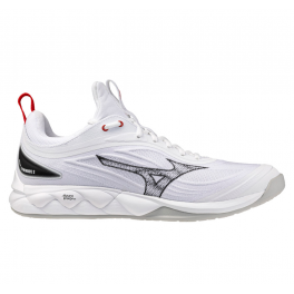 Mizuno Wave Luminous 3 Herre white/black/fiery red
