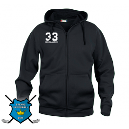 H&aelig;ttetr&oslash;je m. lynl&aring;s - Stevns Floorball - Hoody Full Zip