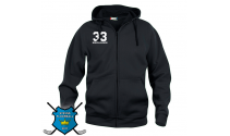 Hættetrøje m. lynlås - Stevns Floorball - Hoody Full Zip