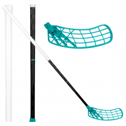 Salming Trident Q-Series Carbon Pro 2.0 Icon 27 black / lagunablue - Floorballstav