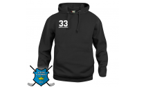Hættetrøje u. lynlås - Stevns Floorball - Hoody