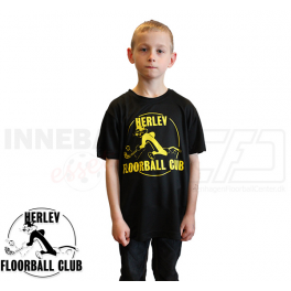 Funktionel t-shirt med navn og nr. ryg - Herlev Floorball - ICE-T
