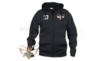 Hættetrøje m. lynlås - Fjorden Falcons - Hoody Full Zip