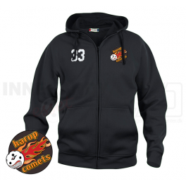Hættetrøje m. lynlås - Karup Comets - Hoody Full Zip Hættetrøje m. lynlås - Karup Comets - Hoody Full Zip