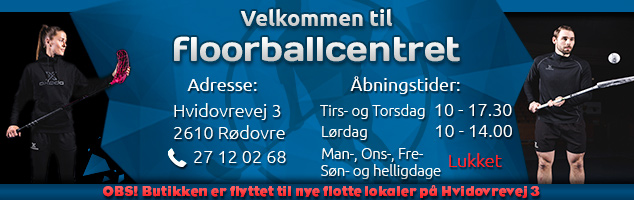 Velkommen til Floorballcentret 2025 - ny lokation