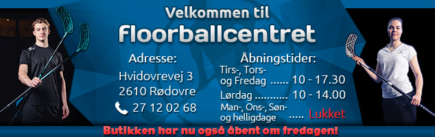 Velkommen til Floorballcentret 2025 - fredags åbent