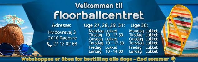 Velkommen til Floorballcentret 2025 - Sommer lukket uge 30