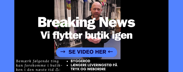 Vi flytter butik igen